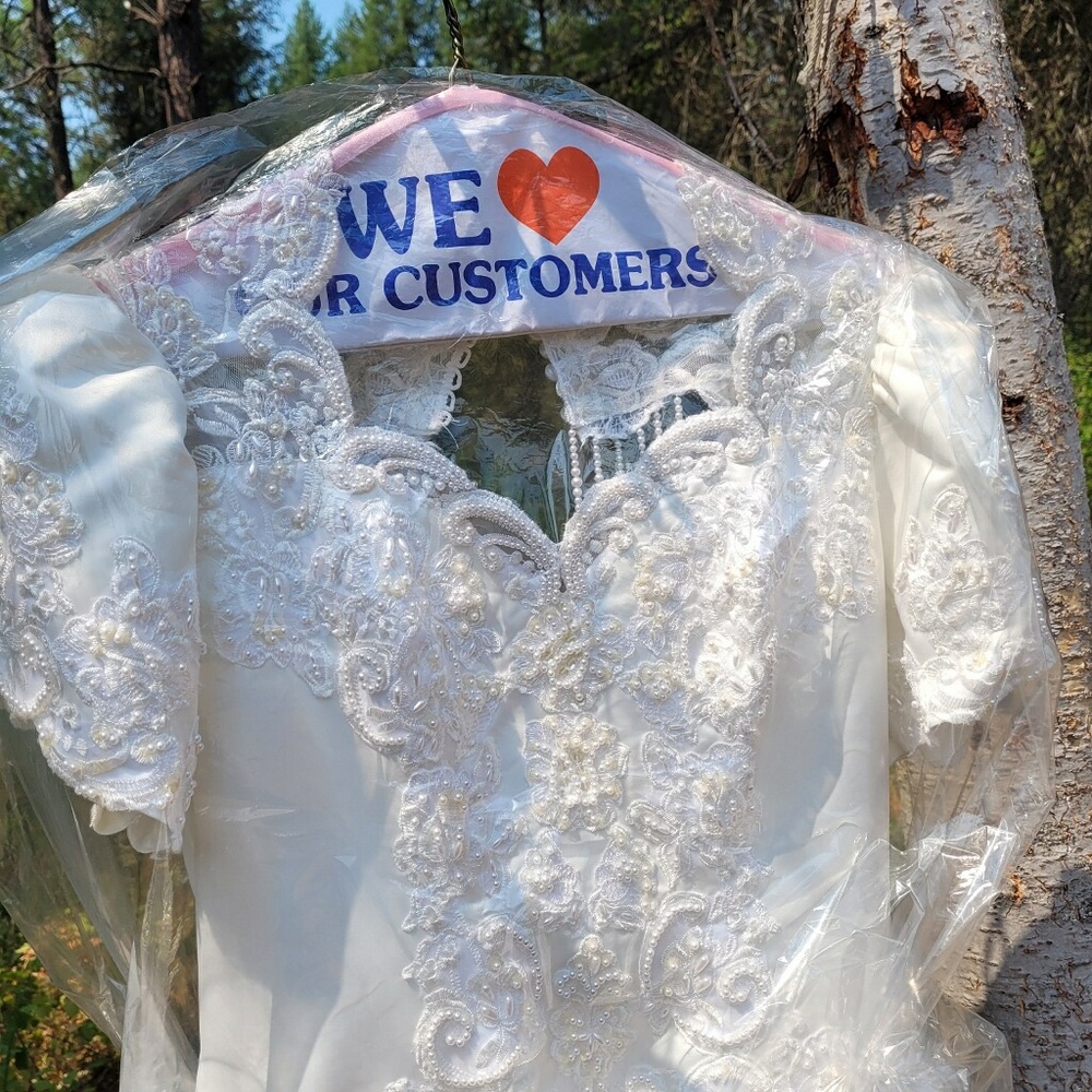 Vintage 90s wedding dress